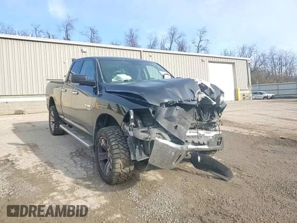 2014 Ram 1500 Big Horn with VIN 1C6RR7GM9ES392252, listed as a Copart auction lot 81692484 with 172,436 mi miles and Salvage title. Bid and sale history available at DreamBid. Image 11.