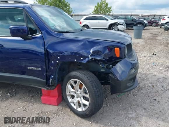 2017 Jeep Renegade Altitude with VIN ZACCJBBB0HPE65291, listed as a IAAI auction lot 43341027 with 107,891 mi miles and . Bid and sale history available at DreamBid. Image 6.