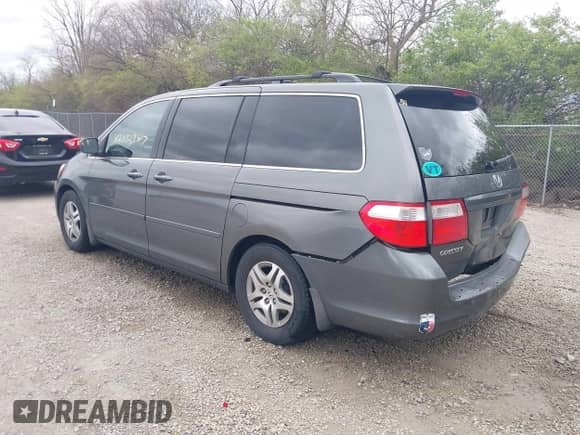 2007 Honda Odyssey EX-L с VIN 5FNRL38767B406636, выставлен на аукционе IAAI как лот 42032947 с пробегом 228 139 миль миль и . История ставок и продаж доступна на DreamBid. Изображение 3.