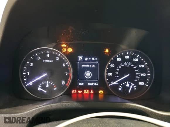 2017 Hyundai Elantra Value Edition with VIN KMHD84LFXHU410533, listed as a Copart auction lot 64241425 with 156,419 mi miles and Salvage title. Bid and sale history available at DreamBid. Image 9.