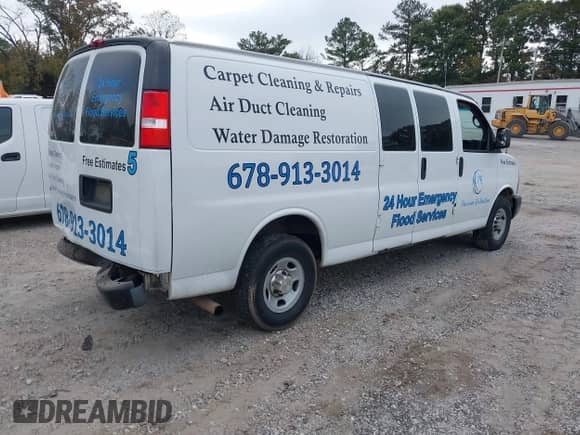 2013 Chevrolet Express Cargo with VIN 1GCWGGBA2D1182532, listed as a IAAI auction lot 40723126 with 170,691 mi miles and . Bid and sale history available at DreamBid. Image 4.