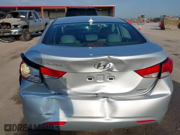 2012 Hyundai Elantra Limited with VIN 5NPDH4AE7CH098415, listed as a IAAI auction lot 42648405 with 105,498 mi miles and . Bid and sale history available at DreamBid. Image 16.