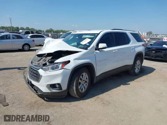 2018 Chevrolet Traverse LT Cloth with VIN 1GNERGKWXJJ117819, listed as a IAAI auction lot 43412340 with Not provided miles and . Bid and sale history available at DreamBid. Image 2.