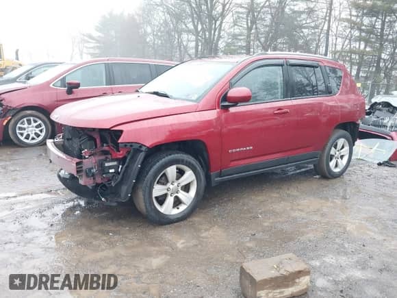 2014 Jeep Compass Sport с VIN 1C4NJDAB0ED804809, выставлен на аукционе IAAI как лот 41453785 с пробегом 119 250 миль миль и . История ставок и продаж доступна на DreamBid. Изображение 2.