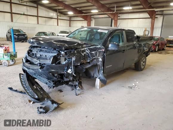 2020 Chevrolet Colorado 4WD Z71 with VIN 1GCPTDE10L1120359, listed as a Copart auction lot 48338855 with Not provided miles and Non repairable. Bid and sale history available at DreamBid. Image 1.