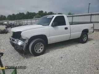 2007 Chevrolet Silverado 1500 Work Truck с VIN 3GCEK14V97G196540, выставлен на аукционе Copart как лот 69636355 с пробегом 195 818 миль миль и Списание • Salvage title. История ставок и продаж доступна на DreamBid. Изображение 1.