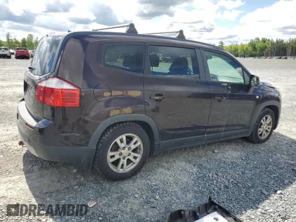 2013 Chevrolet Orlando with VIN KL77P2ET6DK039322, listed as a Copart auction lot 65675905 with 207,831 mi miles and Clean title. Bid and sale history available at DreamBid. Image 3.