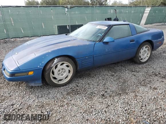1991 Chevrolet Corvette with VIN 1G1YY2387M5101045, listed as a Copart auction lot 79450494 with Not provided miles and Non repairable. Bid and sale history available at DreamBid. Image 1.