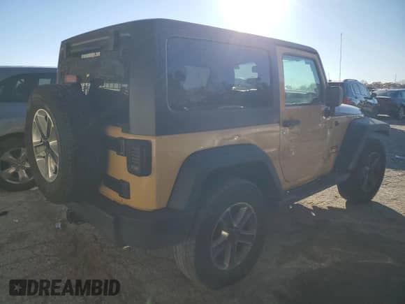2013 Jeep Wrangler Sport with VIN 1C4AJWAG1DL687137, listed as a Copart auction lot 83064014 with 277,433 mi miles and Salvage title. Bid and sale history available at DreamBid. Image 3.