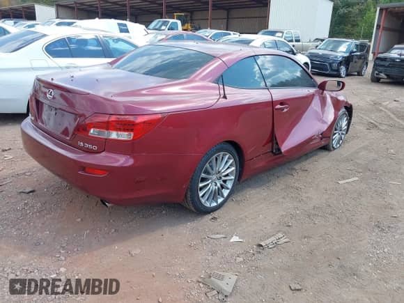 2010 Lexus IS 350 C с VIN JTHFE2C22A2500668, выставлен на аукционе IAAI как лот 43217373 с пробегом 196 325 миль миль и . История ставок и продаж доступна на DreamBid. Изображение 4.