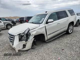 2015 Cadillac Escalade Luxury with VIN 1GYS4BKJXFR263870, listed as a Copart auction lot 69026235 with 49,858 mi miles and Salvage title. Bid and sale history available at DreamBid. Image 1.