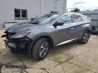 2022 Nissan Murano SV с VIN 5N1AZ2BS1NC109251, выставлен на аукционе Copart как лот 69111265 с пробегом 97 687 миль миль и Списание • Salvage title. История ставок и продаж доступна на DreamBid. Изображение 1.