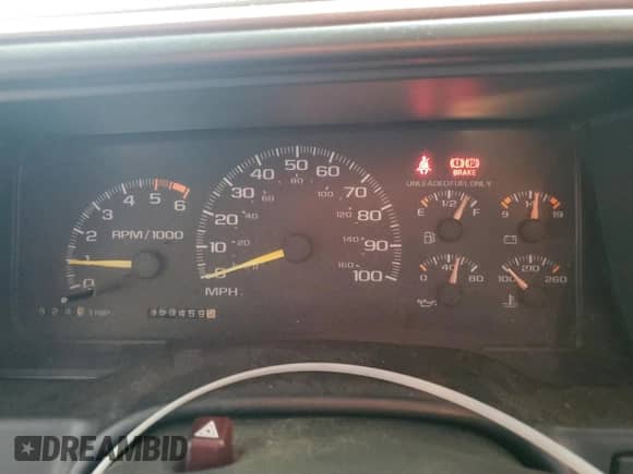 1998 Chevrolet Silverado 2500 z VIN 1GCGC29R9WE216542, wystawiony jako Copart lot #79408934 z przebiegiem 353 459 mil mil oraz Szkoda całkowita • Salvage title. Historia ofert i sprzedaży dostępna na DreamBid. Obrazek 9.