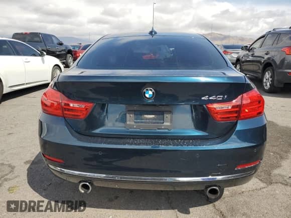 2017 BMW 4 Series 440i with VIN WBA4E3C31HG826222, listed as a Copart auction lot 55259025 with 55,422 mi miles and Salvage title. Bid and sale history available at DreamBid. Image 6.