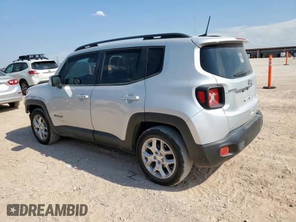 2018 Jeep Renegade Altitude with VIN ZACCJABB6JPH43174, listed as a Copart auction lot 70629605 with 91,135 mi miles and Salvage title. Bid and sale history available at DreamBid. Image 2.