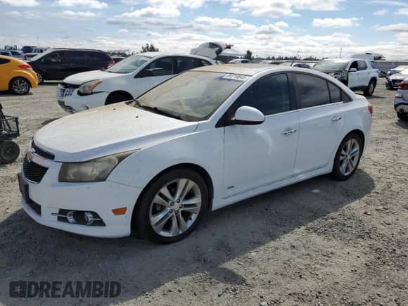 2012 Chevrolet Cruze LTZ with VIN 1G1PH5SC0C7255506, listed as a Copart auction lot 80219845 with 212,067 mi miles and Clean title. Bid and sale history available at DreamBid. Image 1.