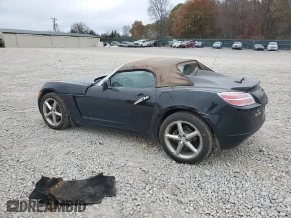 2007 Saturn Sky with VIN 1G8MB35B37Y103331, listed as a Copart auction lot 82110064 with 86,664 mi miles and Salvage title. Bid and sale history available at DreamBid. Image 2.