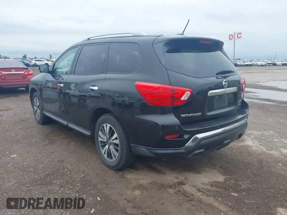 2017 Nissan Pathfinder SV with VIN 5N1DR2MM8HC690215, listed as a IAAI auction lot 41947373 with 135,819 mi miles and . Bid and sale history available at DreamBid. Image 3.