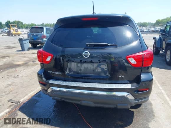 2017 Nissan Pathfinder SV with VIN 5N1DR2MN6HC662101, listed as a IAAI auction lot 42558887 with 189,313 mi miles and . Bid and sale history available at DreamBid. Image 16.
