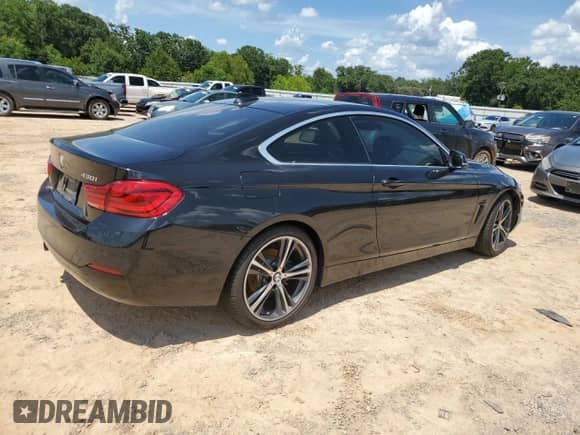 2019 BMW 4 Series 430i with VIN WBA4W3C50KAF91534, listed as a Copart auction lot 65551825 with 85,112 mi miles and Salvage title. Bid and sale history available at DreamBid. Image 3.