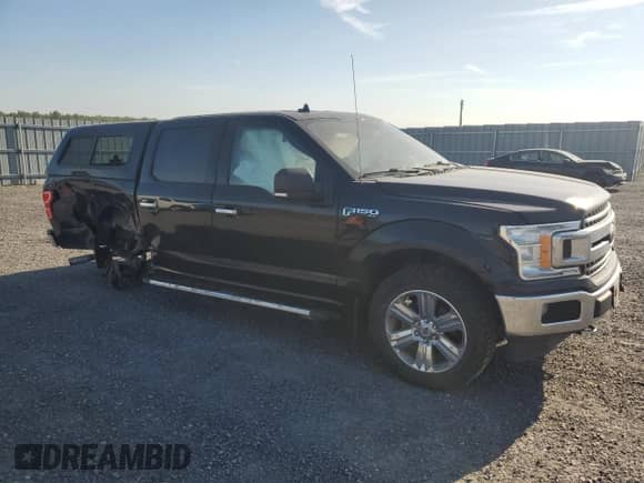 2018 Ford F-150 XL with VIN 1FTEW1E51JFA73312, listed as a Copart auction lot 71199695 with Not provided miles and Salvage title. Bid and sale history available at DreamBid. Image 4.
