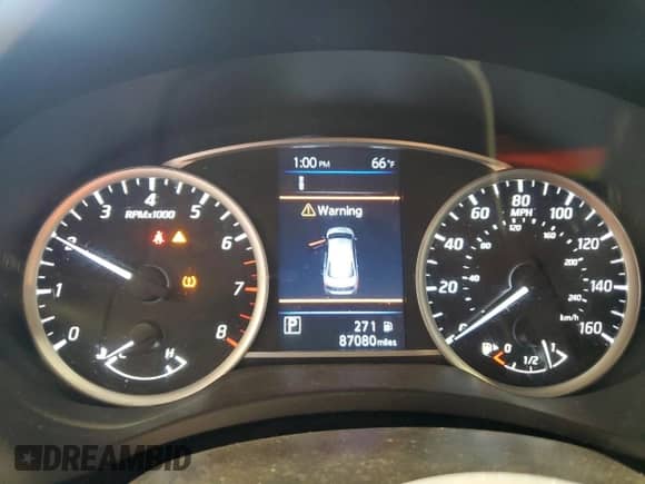 2019 Nissan Sentra SV with VIN 3N1AB7AP2KL605617, listed as a Copart auction lot 71303025 with 87,080 mi miles and Salvage title. Bid and sale history available at DreamBid. Image 9.