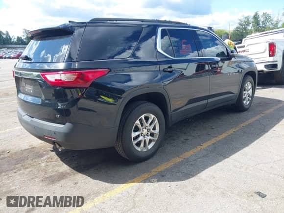 2021 Chevrolet Traverse LT Cloth with VIN 1GNERGKW8MJ258117, listed as a IAAI auction lot 43086901 with 24,806 mi miles and . Bid and sale history available at DreamBid. Image 4.