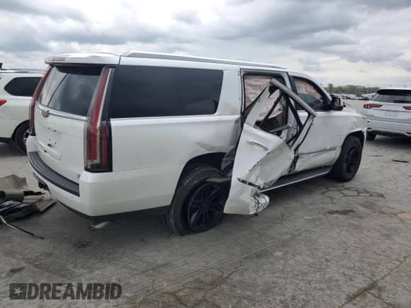 2016 Cadillac Escalade ESV Luxury Collection with VIN 1GYS4HKJ0GR453794, listed as a Copart auction lot 52775335 with 134,054 mi miles and Salvage title. Bid and sale history available at DreamBid. Image 3.