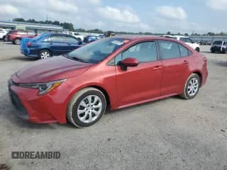 2021 Toyota Corolla LE with VIN 5YFEPMAEXMP169702, listed as a Copart auction lot 69264575 with 75,272 mi miles and Clean title. Bid and sale history available at DreamBid. Image 1.