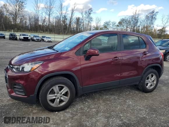 2017 Chevrolet Trax LS z VIN 3GNCJNSBXHL197240, wystawiony jako Copart lot #87011485 z przebiegiem 71 041 mil mil oraz Szkoda całkowita • Salvage title. Historia ofert i sprzedaży dostępna na DreamBid. Obrazek 1.