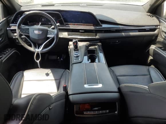 2023 Cadillac Escalade 4WD Sport with VIN 1GYS4EKL2PR144182, listed as a Copart auction lot 67017875 with 57,267 mi miles and Salvage title. Bid and sale history available at DreamBid. Image 8.