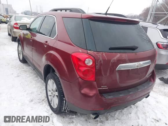 2011 Chevrolet Equinox 2LT with VIN 2CNFLNE52B6348892, listed as a IAAI auction lot 41298246 with 211,302 mi miles and . Bid and sale history available at DreamBid. Image 3.