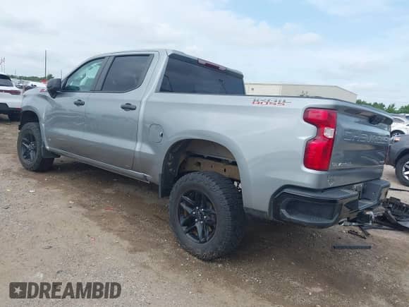 2024 Chevrolet Silverado 1500 Custom Trail Boss with VIN 3GCUDCED0RG315926, listed as a IAAI auction lot 42742429 with 23,714 mi miles and . Bid and sale history available at DreamBid. Image 3.