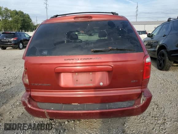 2007 Dodge Grand Caravan SXT with VIN 2D4GP44L27R153956, listed as a Copart auction lot 80859115 with 185,738 mi miles and Salvage title. Bid and sale history available at DreamBid. Image 6.