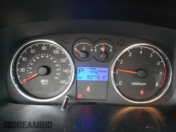 2008 Hyundai Tiburon GS with VIN KMHHM66D68U265820, listed as a Copart auction lot 47998505 with 90,751 mi miles and Clean title. Bid and sale history available at DreamBid. Image 9.