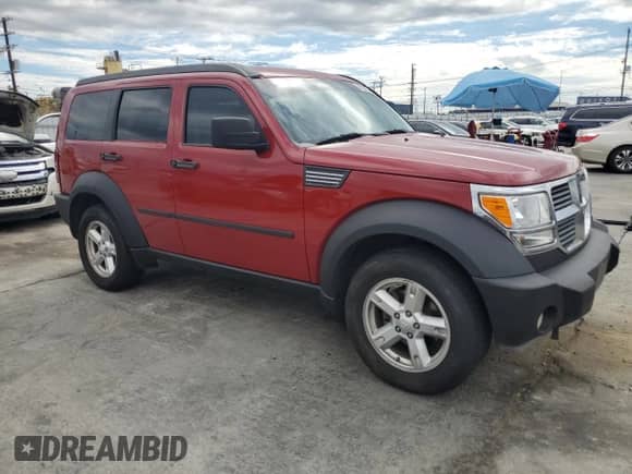 2007 Dodge Nitro SXT with VIN 1D8GT28K07W578406, listed as a Copart auction lot 81525335 with 152,280 mi miles and Salvage title. Bid and sale history available at DreamBid. Image 4.
