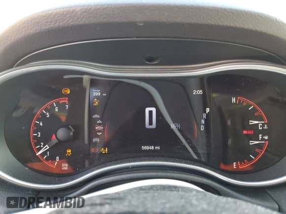 2020 Dodge Durango Citadel with VIN 1C4RDJEG7LC247512, listed as a Copart auction lot 46666205 with 56,948 mi miles and Salvage title. Bid and sale history available at DreamBid. Image 9.