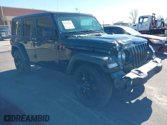 2022 Jeep Wrangler Unlimited Sport с VIN 1C4HJXDG0NW200459, выставлен на аукционе IAAI как лот 41740168 с пробегом 19 019 миль миль и . История ставок и продаж доступна на DreamBid. Изображение 1.