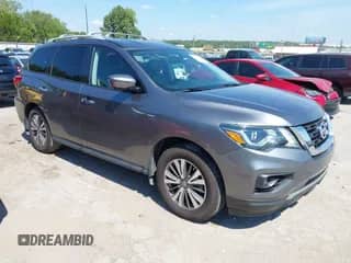 2017 Nissan Pathfinder S with VIN 5N1DR2MN7HC695673, listed as a IAAI auction lot 43000027 with 130,877 mi miles and . Bid and sale history available at DreamBid. Image 1.