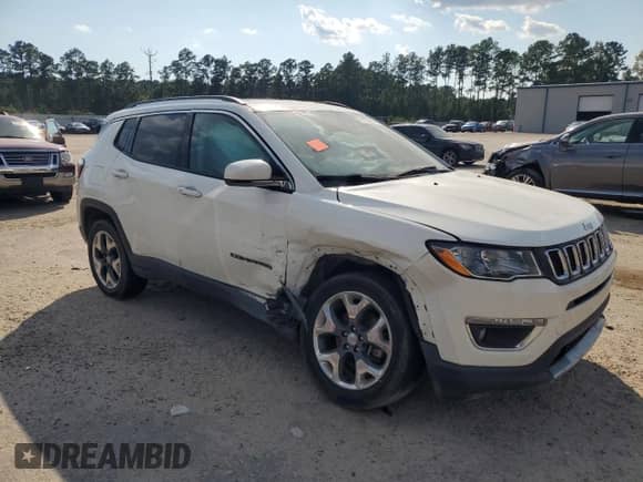 2021 Jeep Compass Limited with VIN 3C4NJDCB8MT565354, listed as a Copart auction lot 71197255 with 89,500 mi miles and Salvage title. Bid and sale history available at DreamBid. Image 4.