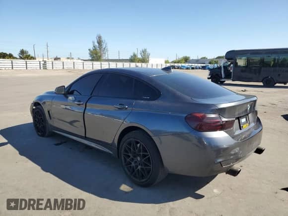 2015 BMW 4 Series 435i xDrive with VIN WBA4B3C55FD670422, listed as a Copart auction lot 45791165 with 95,786 mi miles and Non repairable. Bid and sale history available at DreamBid. Image 2.