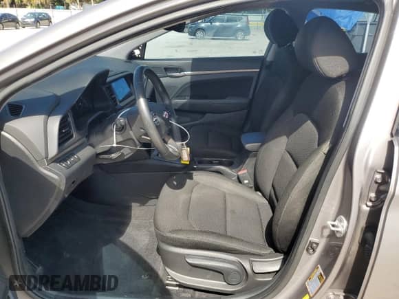 2020 Hyundai Elantra Value Edition with VIN KMHD84LF9LU105873, listed as a Copart auction lot 87247845 with 54,598 mi miles and Salvage title. Bid and sale history available at DreamBid. Image 7.