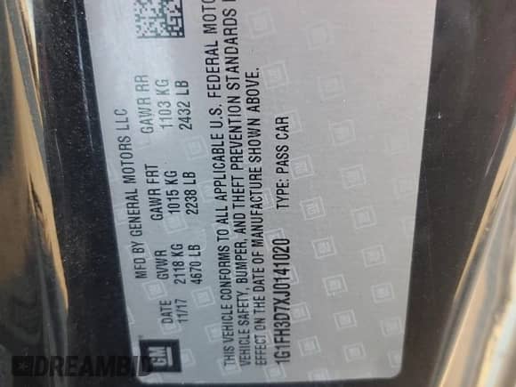 2018 Chevrolet Camaro 2SS z VIN 1G1FH3D7XJ0141020, wystawiony jako Copart lot #85850534 z przebiegiem 33 758 mil mil oraz Szkoda całkowita • Salvage title. Historia ofert i sprzedaży dostępna na DreamBid. Obrazek 14.