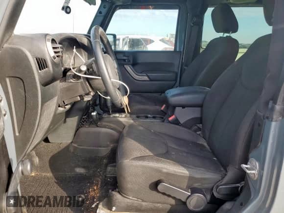 2014 Jeep Wrangler Sport with VIN 1C4AJWAG0EL308436, listed as a Copart auction lot 81949885 with 123,925 mi miles and Salvage title. Bid and sale history available at DreamBid. Image 7.