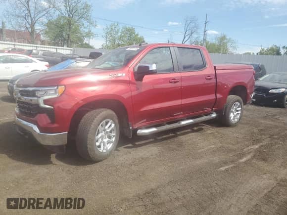 2024 Chevrolet Silverado 1500 LT z VIN 1GCUDDED2RZ110419, wystawiony jako Copart lot #58513175 z przebiegiem 26 851 mil mil oraz Czysty tytuł • Clean title. Historia ofert i sprzedaży dostępna na DreamBid. Obrazek 1.