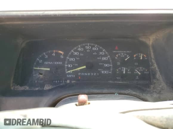 1995 GMC Sierra 1500 z VIN 2GTEC19K8S1573758, wystawiony jako Copart lot #64785104 z przebiegiem 191 121 mil mil oraz Szkoda całkowita • Salvage title. Historia ofert i sprzedaży dostępna na DreamBid. Obrazek 9.