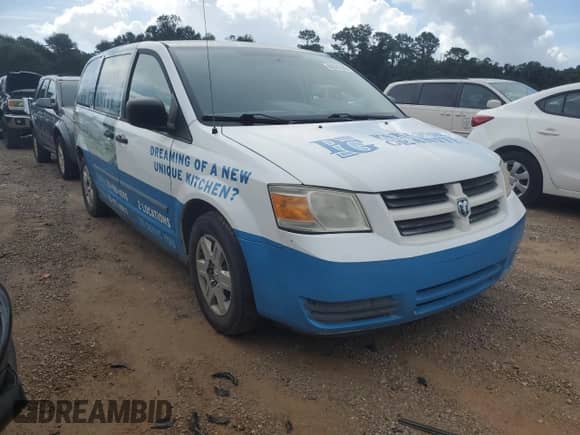 2008 Dodge Grand Caravan Cargo with VIN 1D8HN11H48B150533, listed as a Copart auction lot 66322505 with 285,752 mi miles and Salvage title. Bid and sale history available at DreamBid. Image 4.