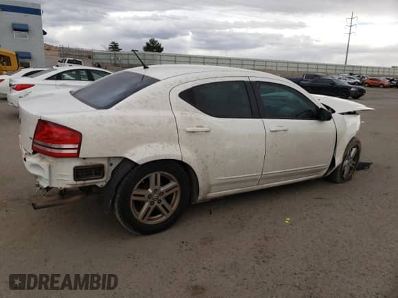 2008 Dodge Avenger SXT with VIN 1B3LC56K68N289007, listed as a Copart auction lot 56625685 with 196,267 mi miles and Salvage title. Bid and sale history available at DreamBid. Image 3.