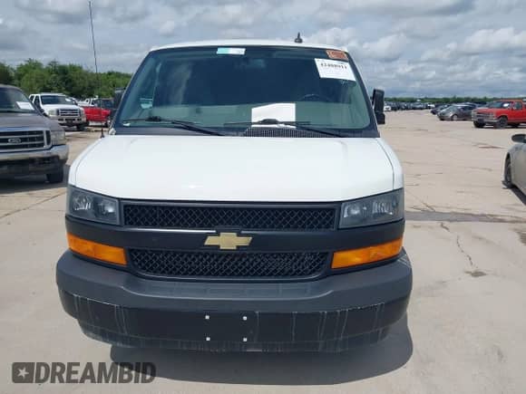 2023 Chevrolet Express Cargo z VIN 1GCWGBFP0P1117443, wystawiony jako IAAI lot #42488911 z przebiegiem 76 369 mil mil oraz . Historia ofert i sprzedaży dostępna na DreamBid. Obrazek 12.