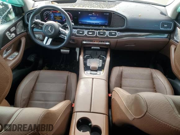 2024 Mercedes-Benz GLS 450 with VIN 4JGFF5KEXRB217454, listed as a Copart auction lot 81544815 with 17,221 mi miles and Salvage title. Bid and sale history available at DreamBid. Image 8.